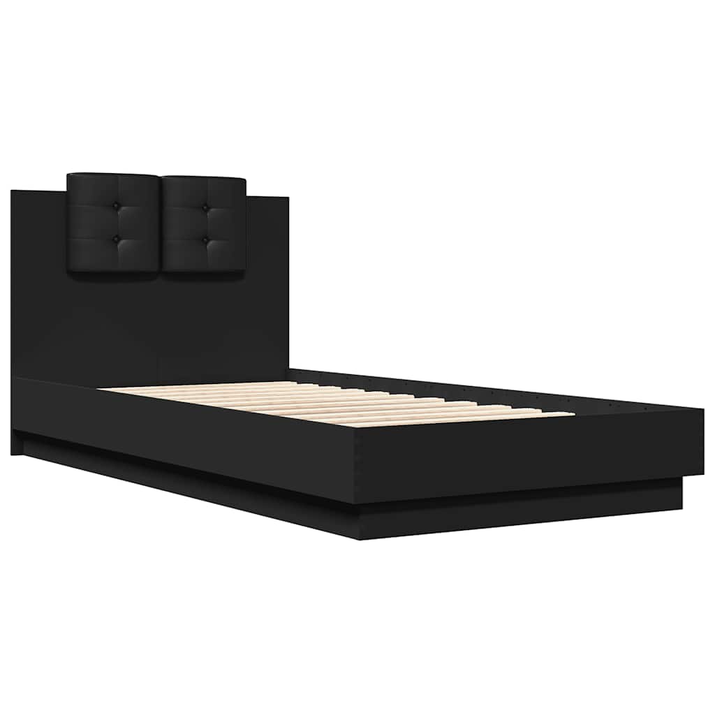 Bed Frame | Black | Engineered wood | Small Single | Bed Frame