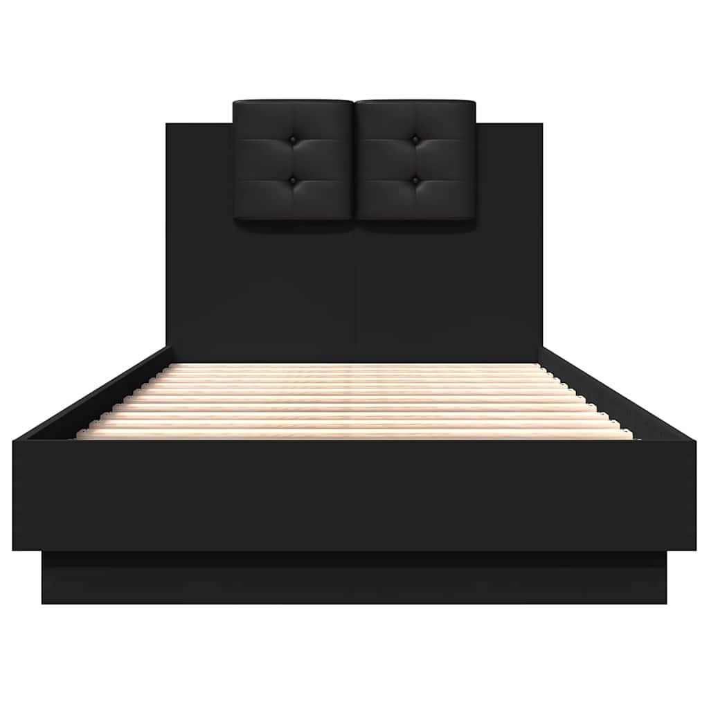 Bed Frame | Black | Engineered wood | Small Single | Bed Frame