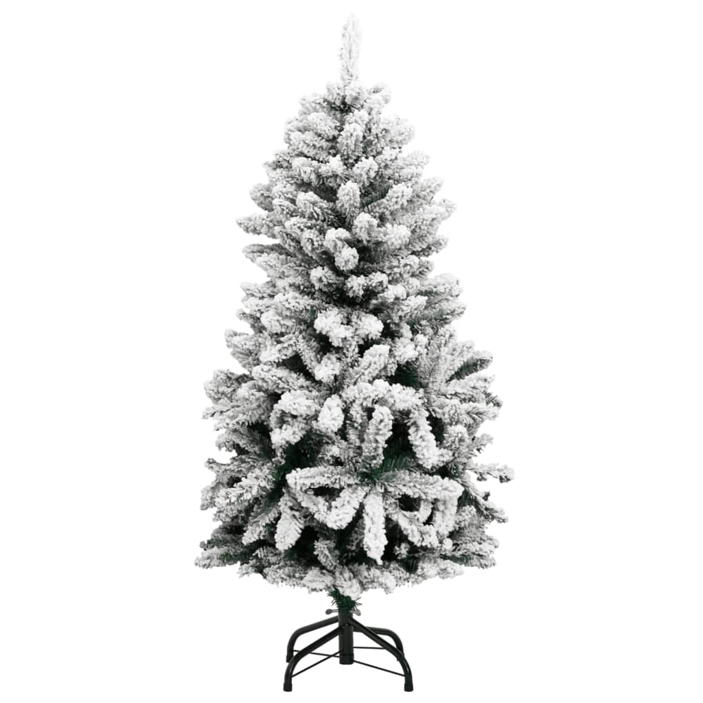 vidaXL Artificial Hinged Christmas Tree 150 LEDs & Ball Set 150 cm