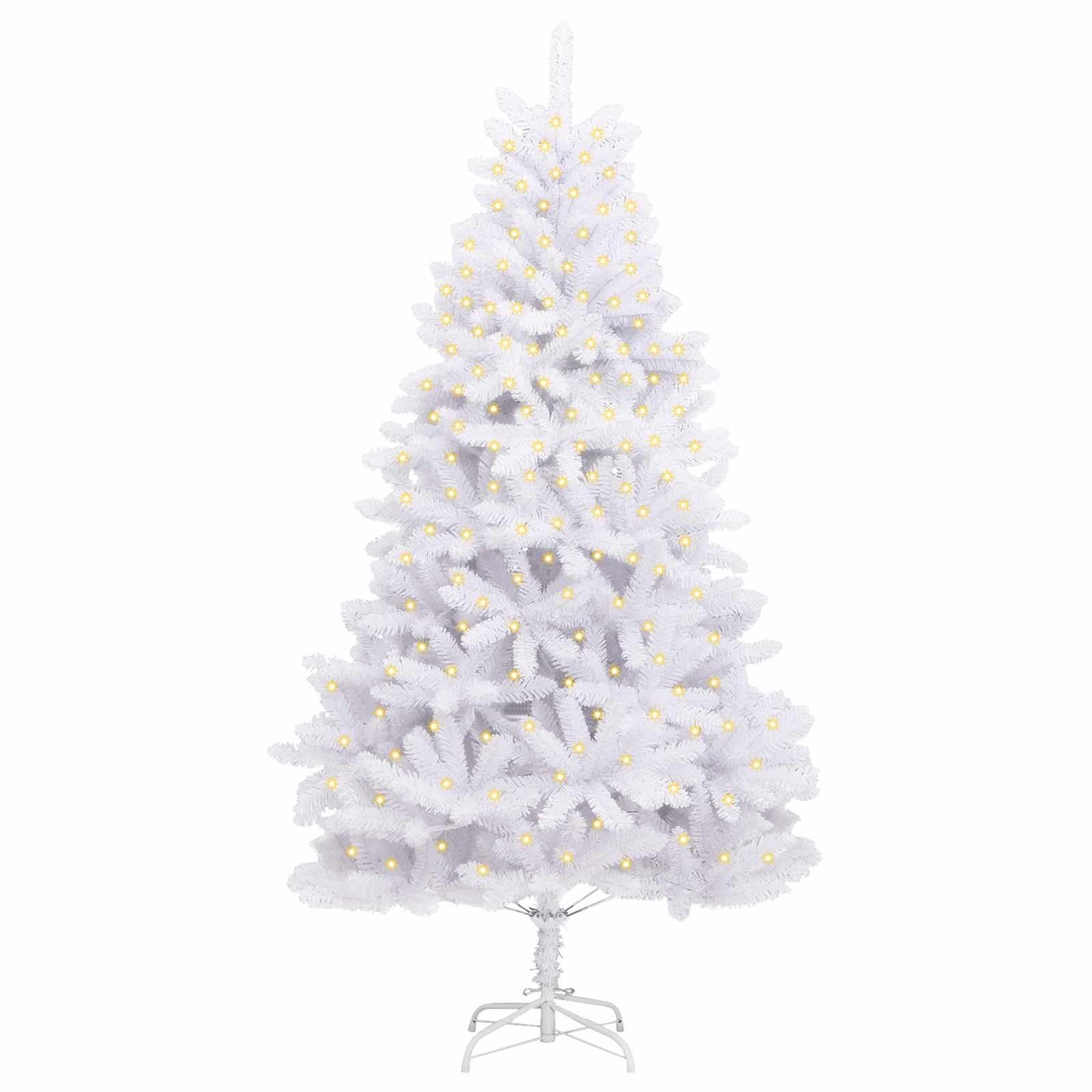 Artificial Christmas Tree White 300 cm PVC and Metal
