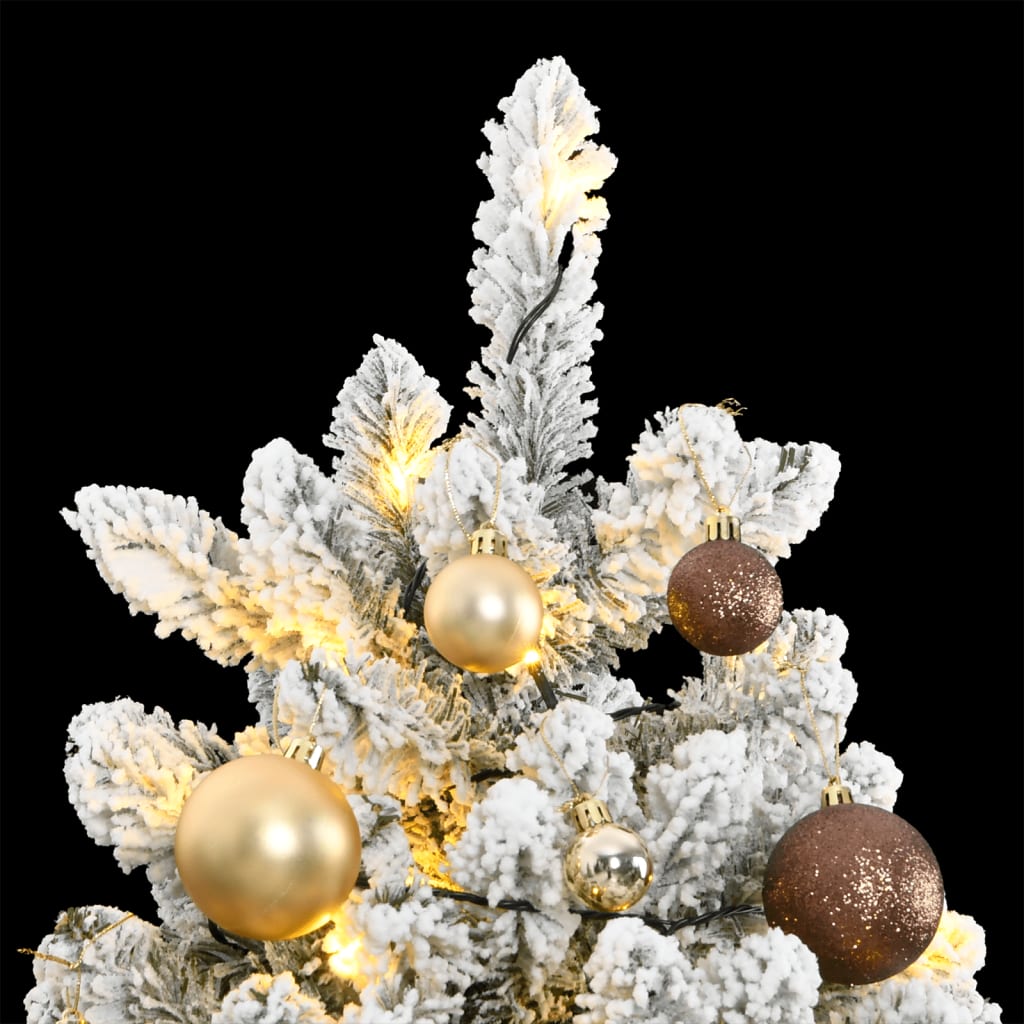 Artificial Hinged Christmas Tree 300 LEDs & Ball Set 240 cm