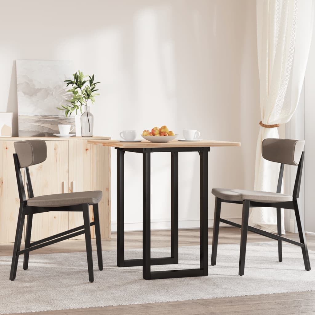 Dining Table Legs O-Frame 60x40x73 cm Steel