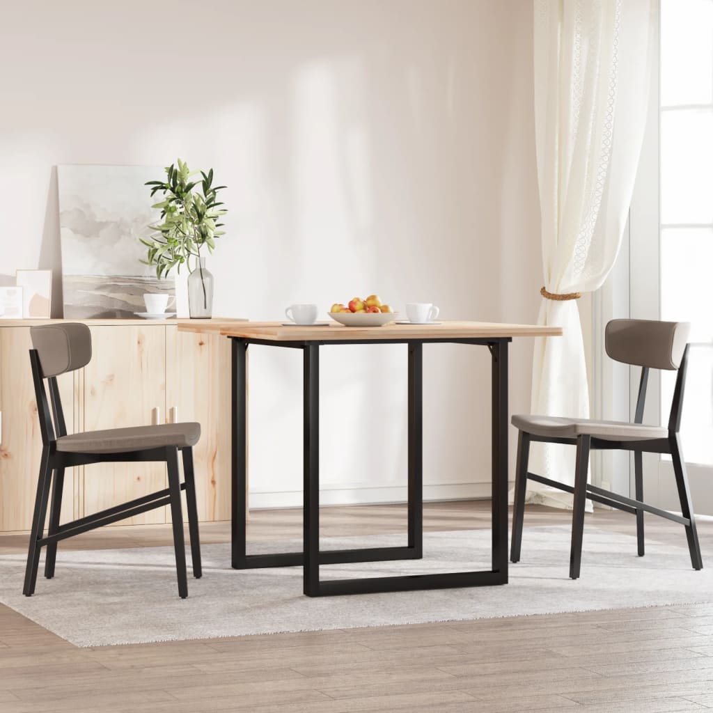 Dining Table Legs O-Frame 70x70x73 cm Steel
