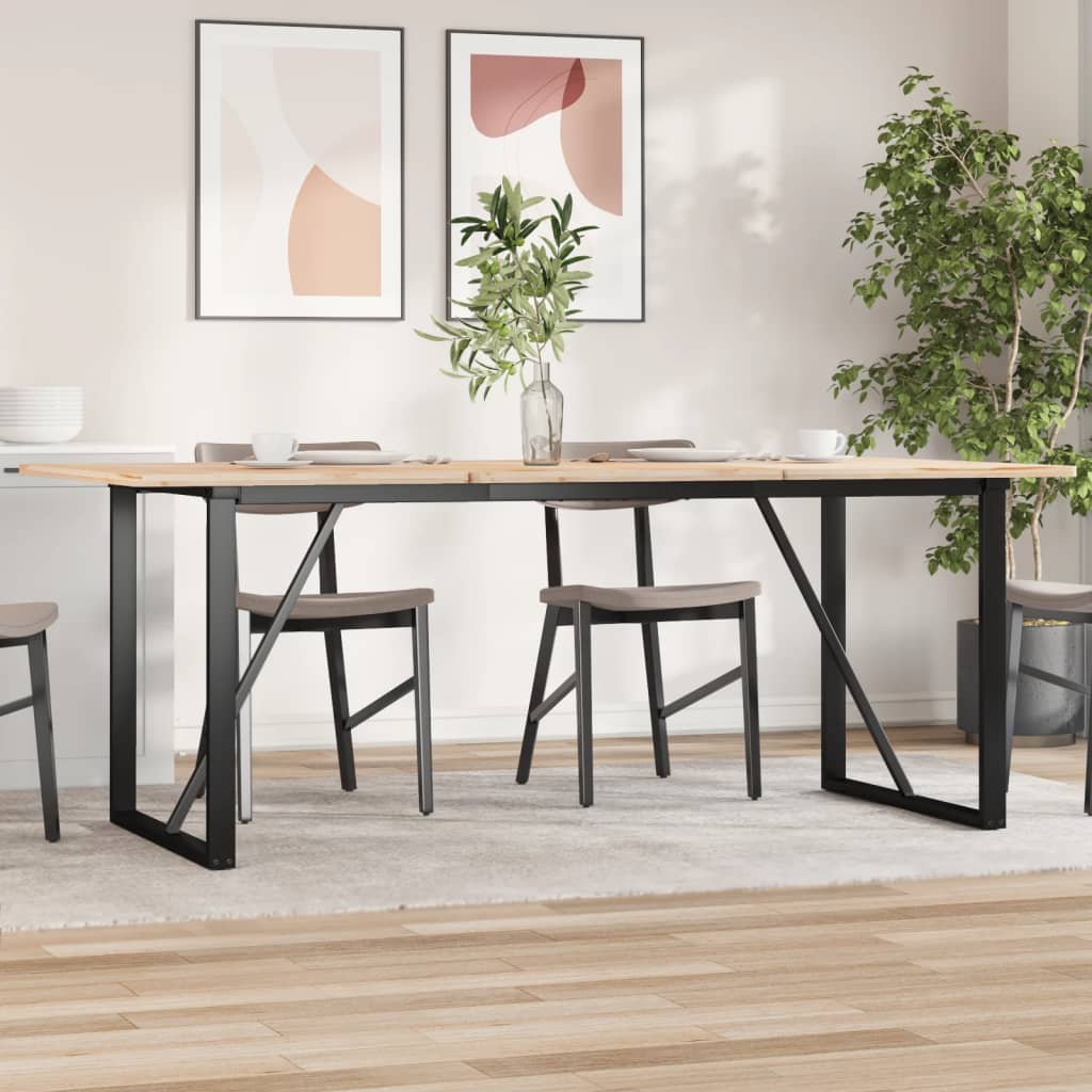 Dining Table Legs O-Frame 180x80x73 cm Steel