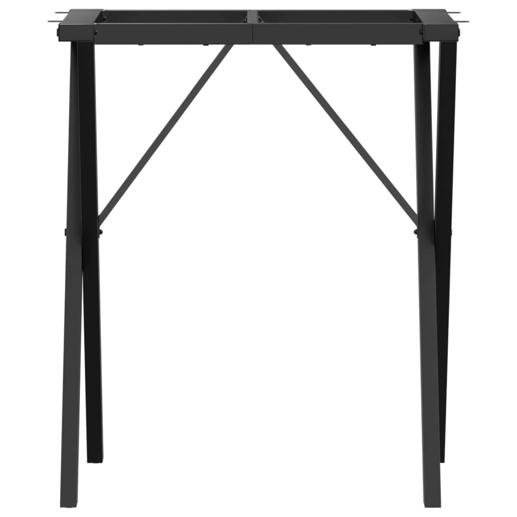 Dining Table Legs X-Frame 60x40x73 cm Steel