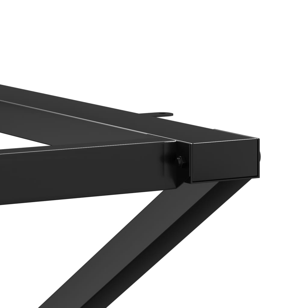 Dining Table Legs X-Frame 60x40x73 cm Steel