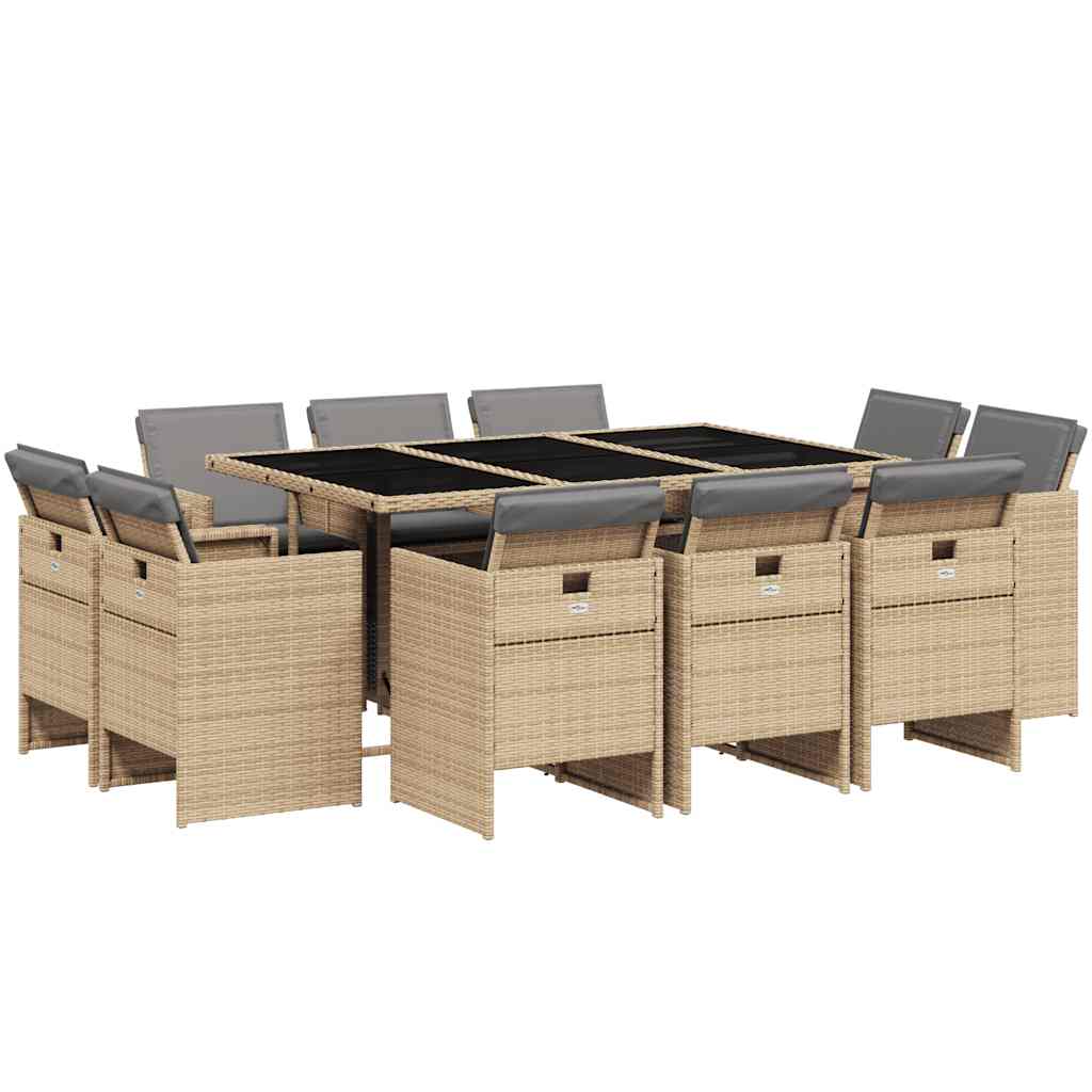 Garden Dining Set | Mix beige and black