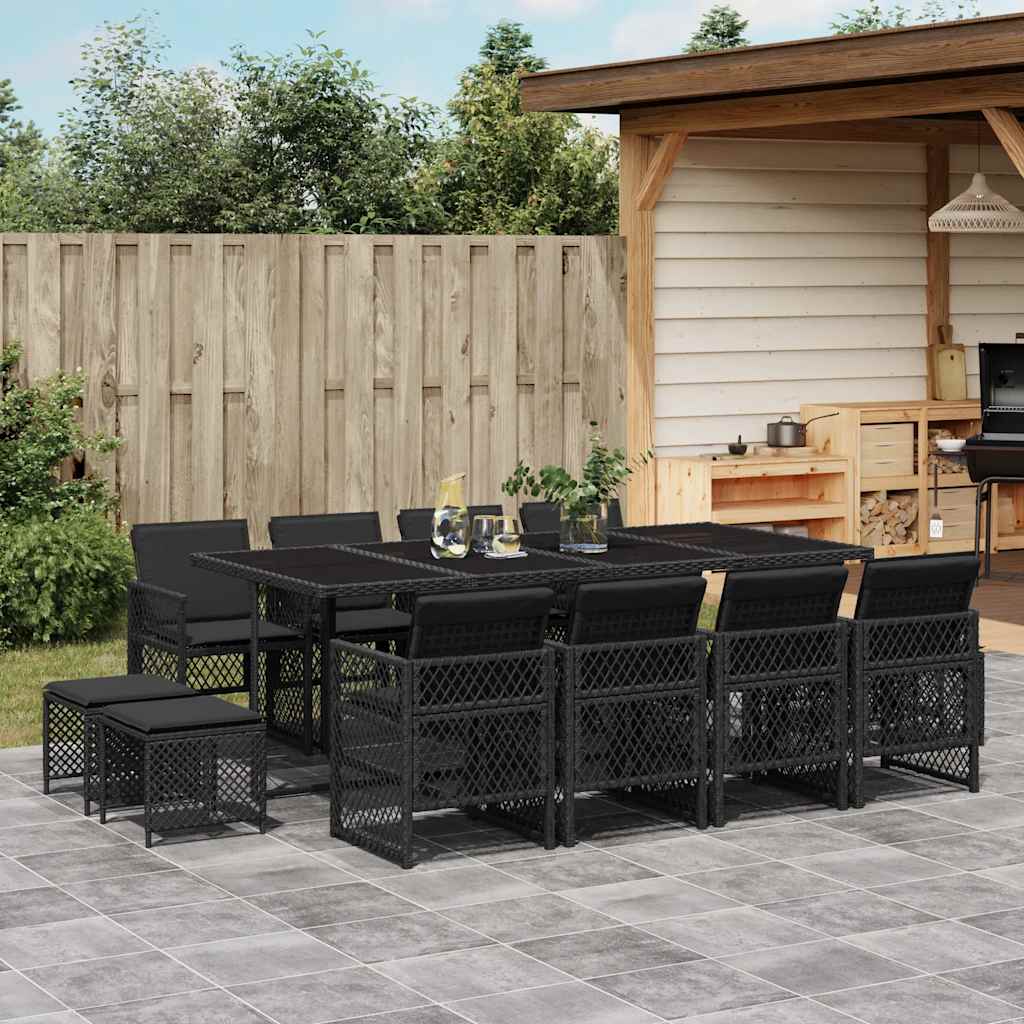 Garden Dining Set | Black