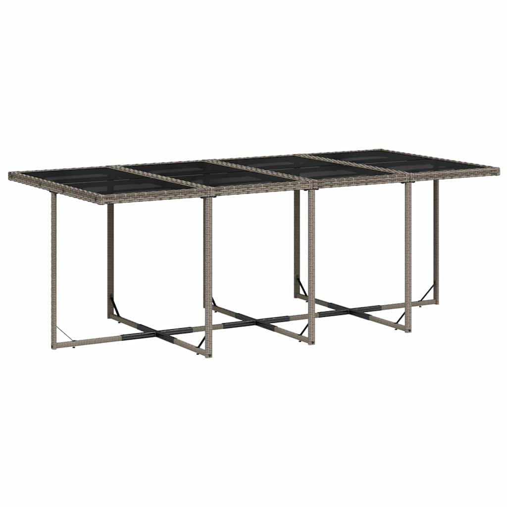 Garden Dining Set | Grey, Dark grey, Black