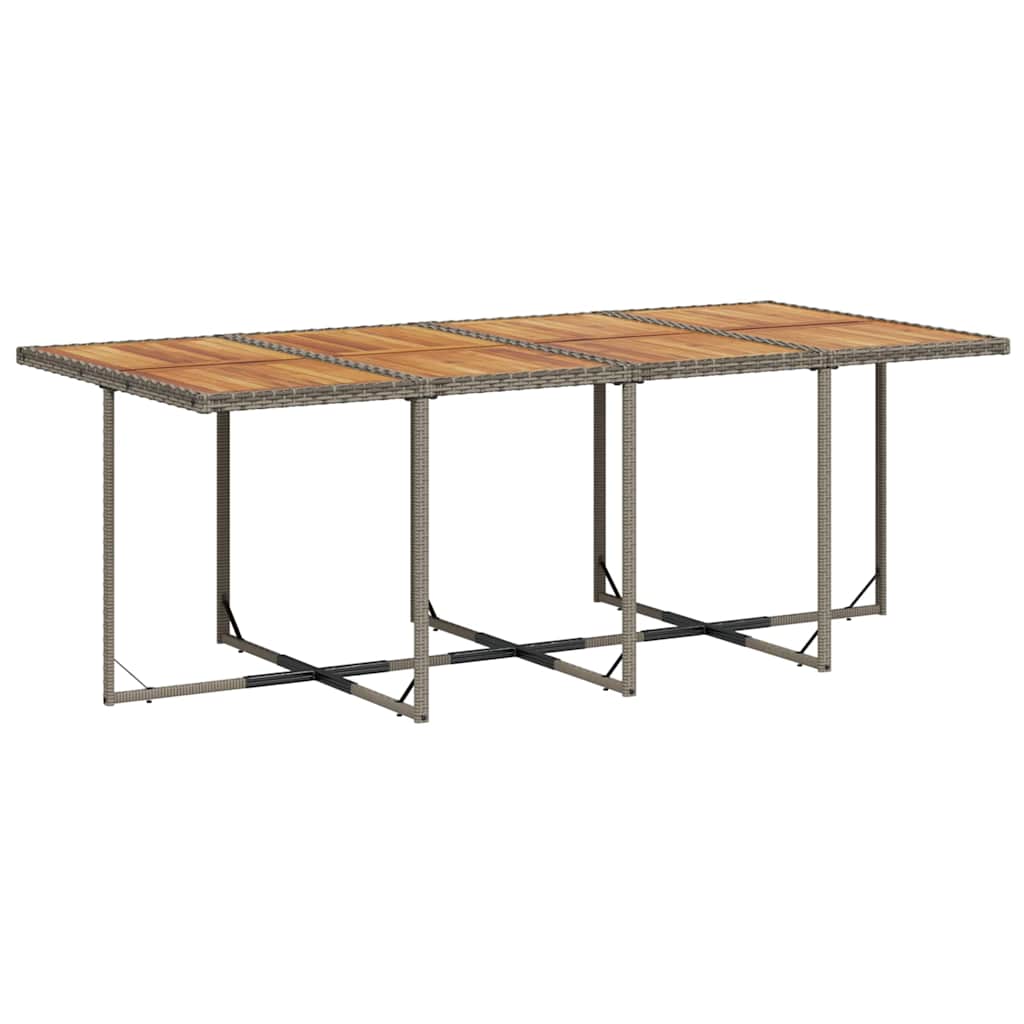 Garden Dining Set | Grey and Brown