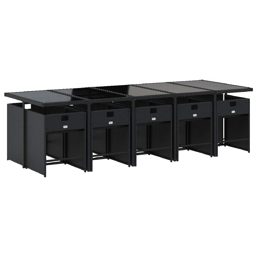 Garden Dining Set | Black, Cream White