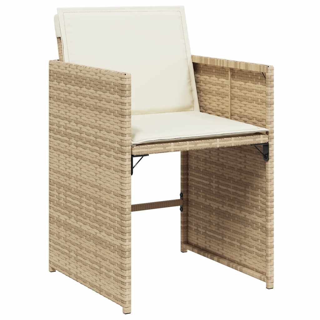 Garden Dining Set | Beige, Brown, Cream