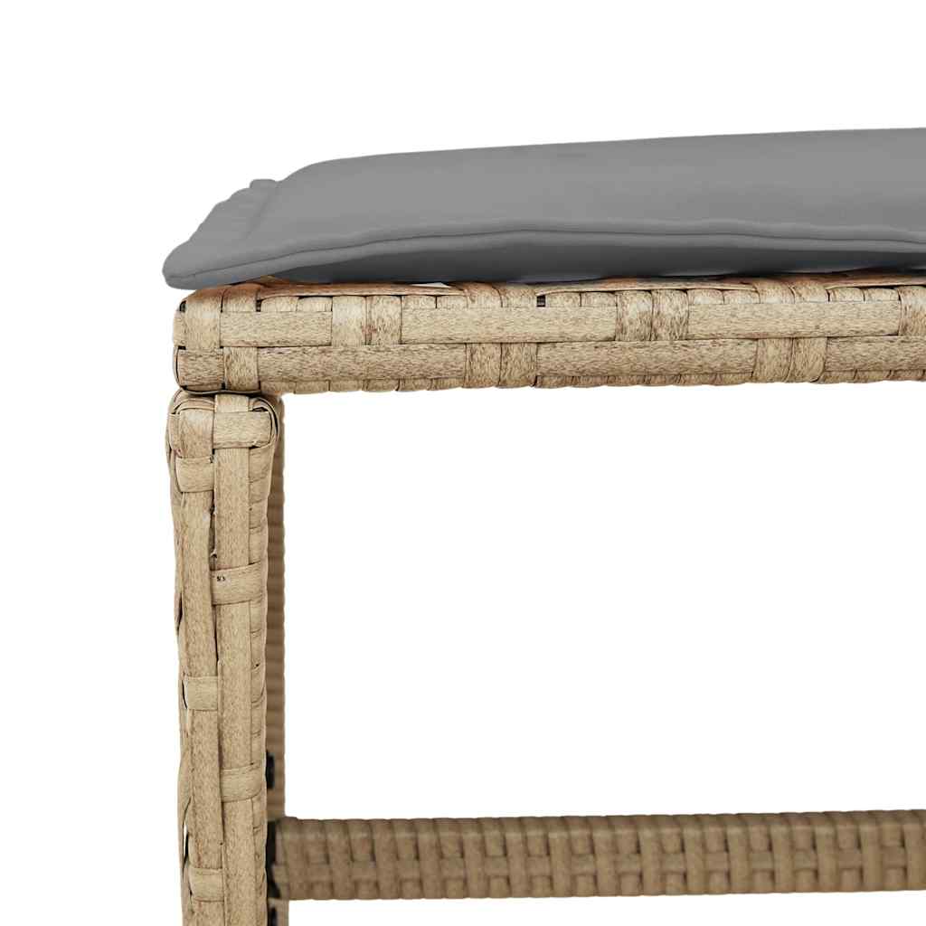 Garden Dining Set | Mix beige, light grey, black