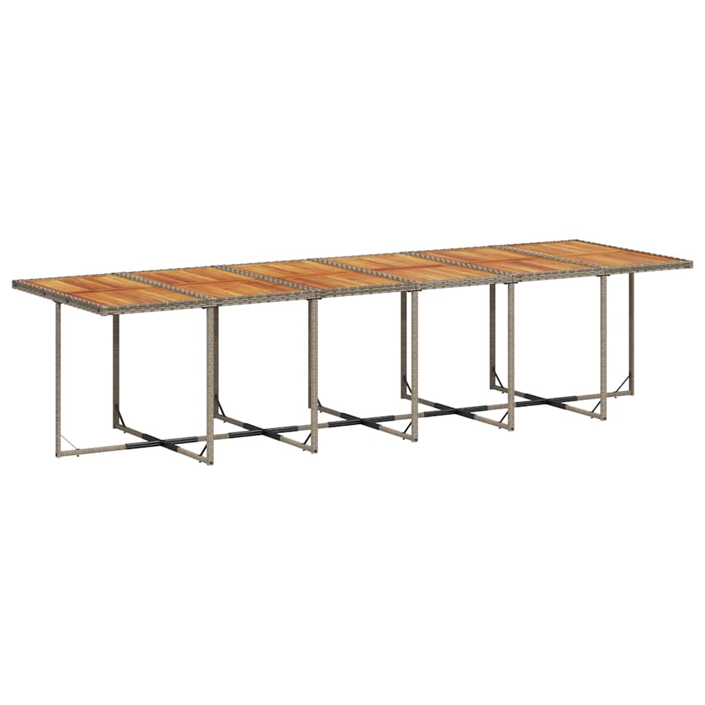 Garden Dining Set | Grey, Brown, Dark Grey