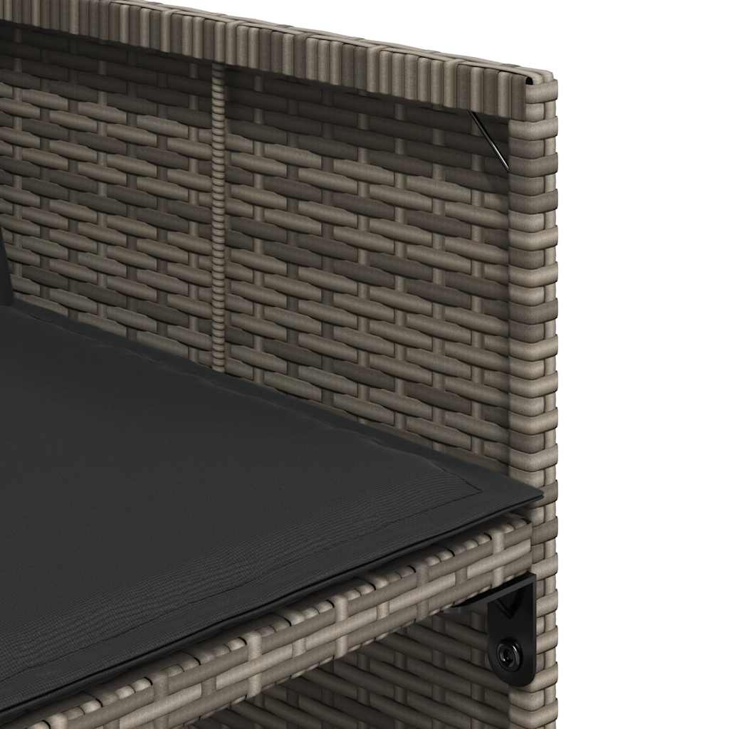 Garden Dining Set | Grey, Brown, Dark Grey
