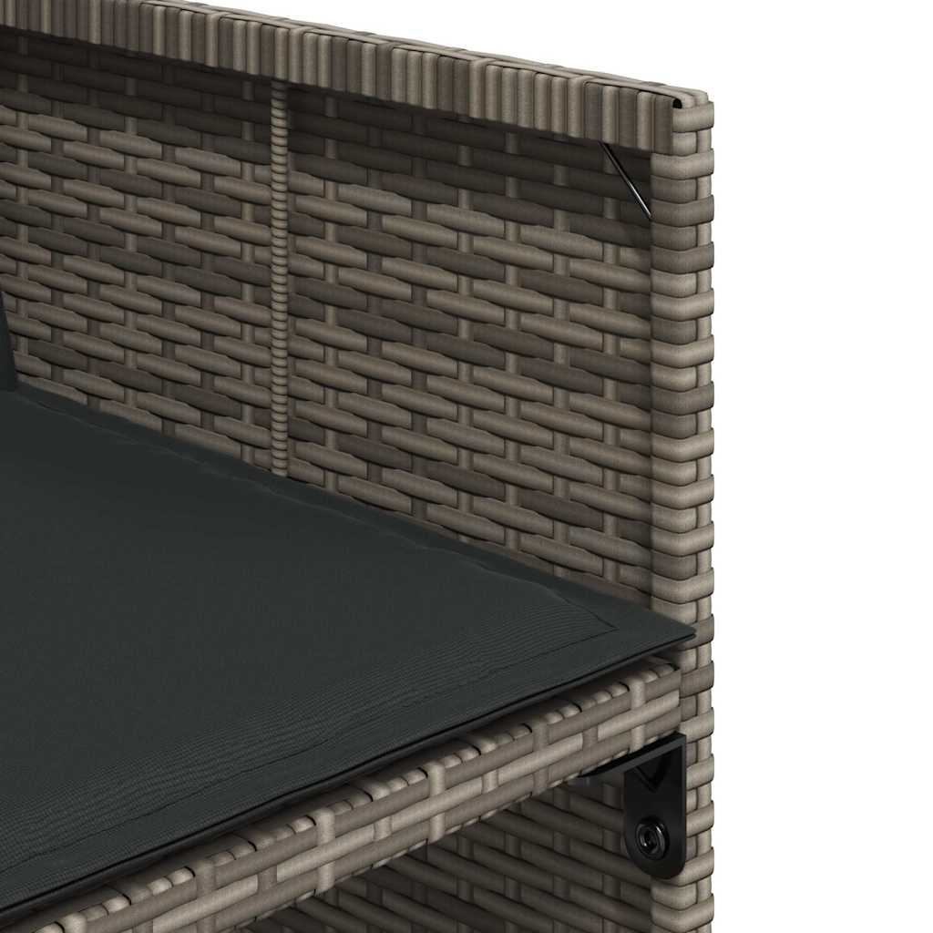 Garden Dining Set | Grey, Brown, Dark Grey
