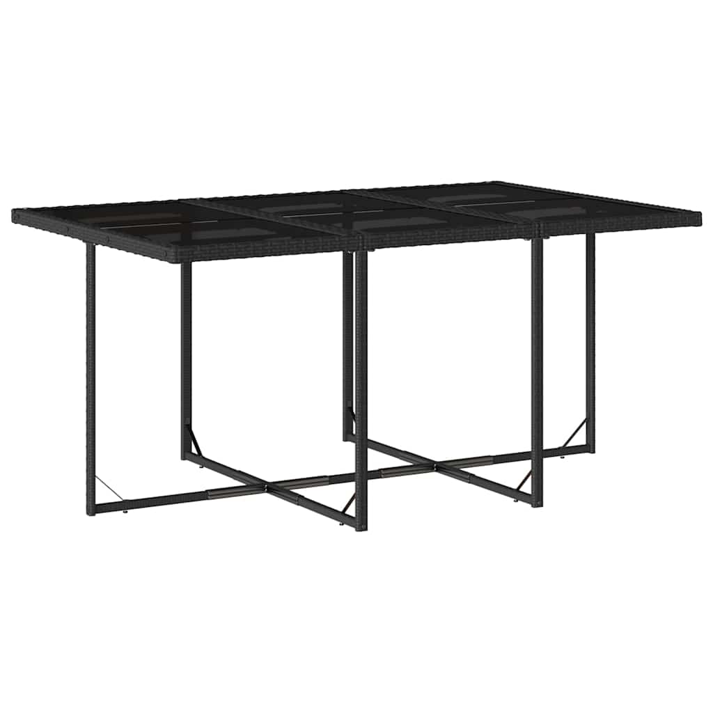 Garden Dining Set | Black, Cream White