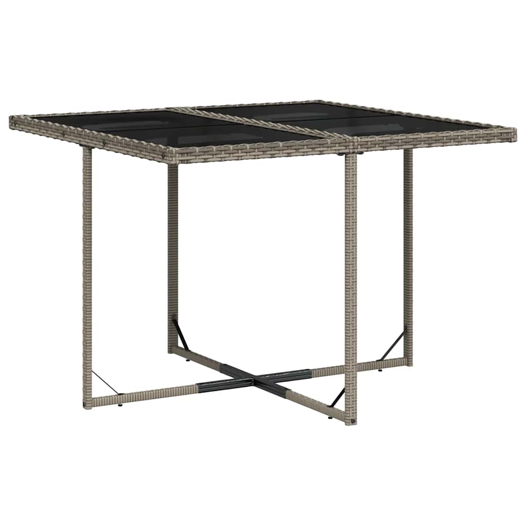 Garden Dining Set | Grey | PE rattan | Compact | Removable Covers