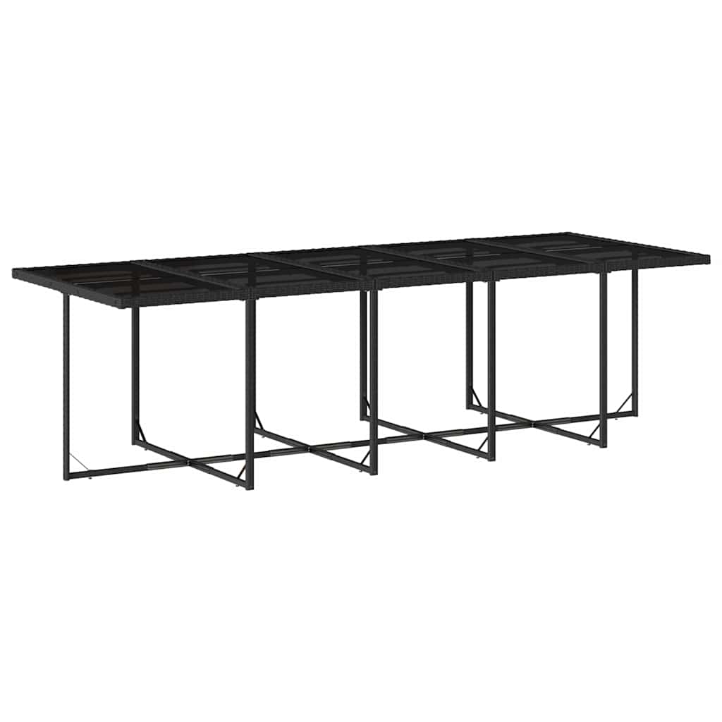 Garden Dining Set | Black, Cream White