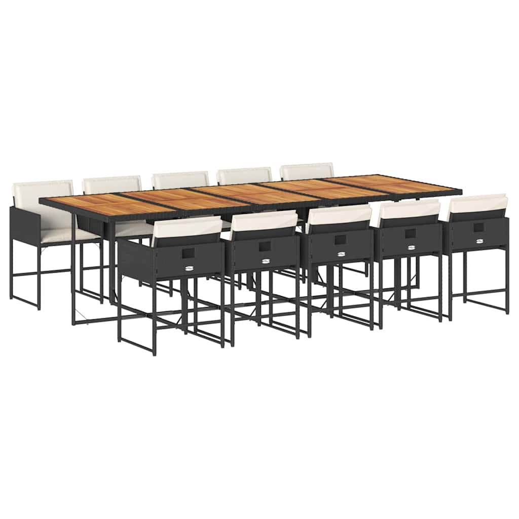 Garden Dining Set | Black and brown