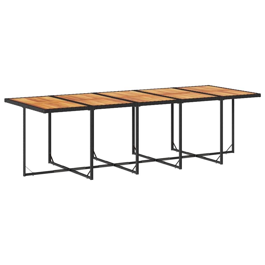 Garden Dining Set | Black and brown