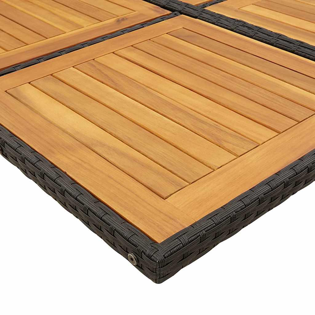 Garden Dining Set | Black and brown