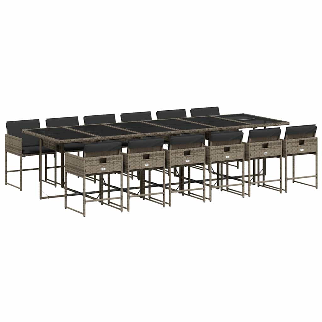 Garden Dining Set | Grey, Dark Grey