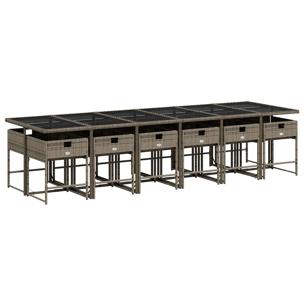 Garden Dining Set | Grey, Dark Grey