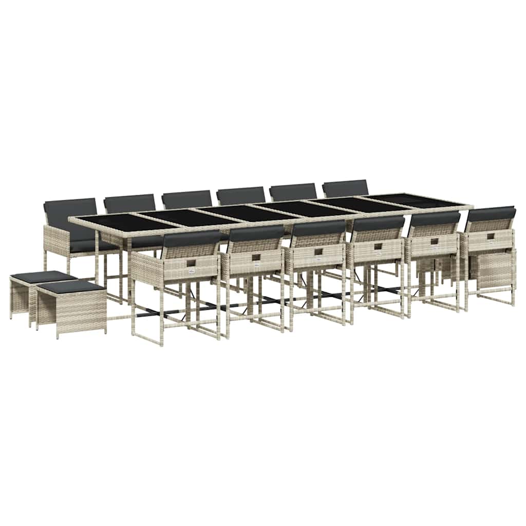 Garden Dining Set | Light Grey, Anthracite, Black