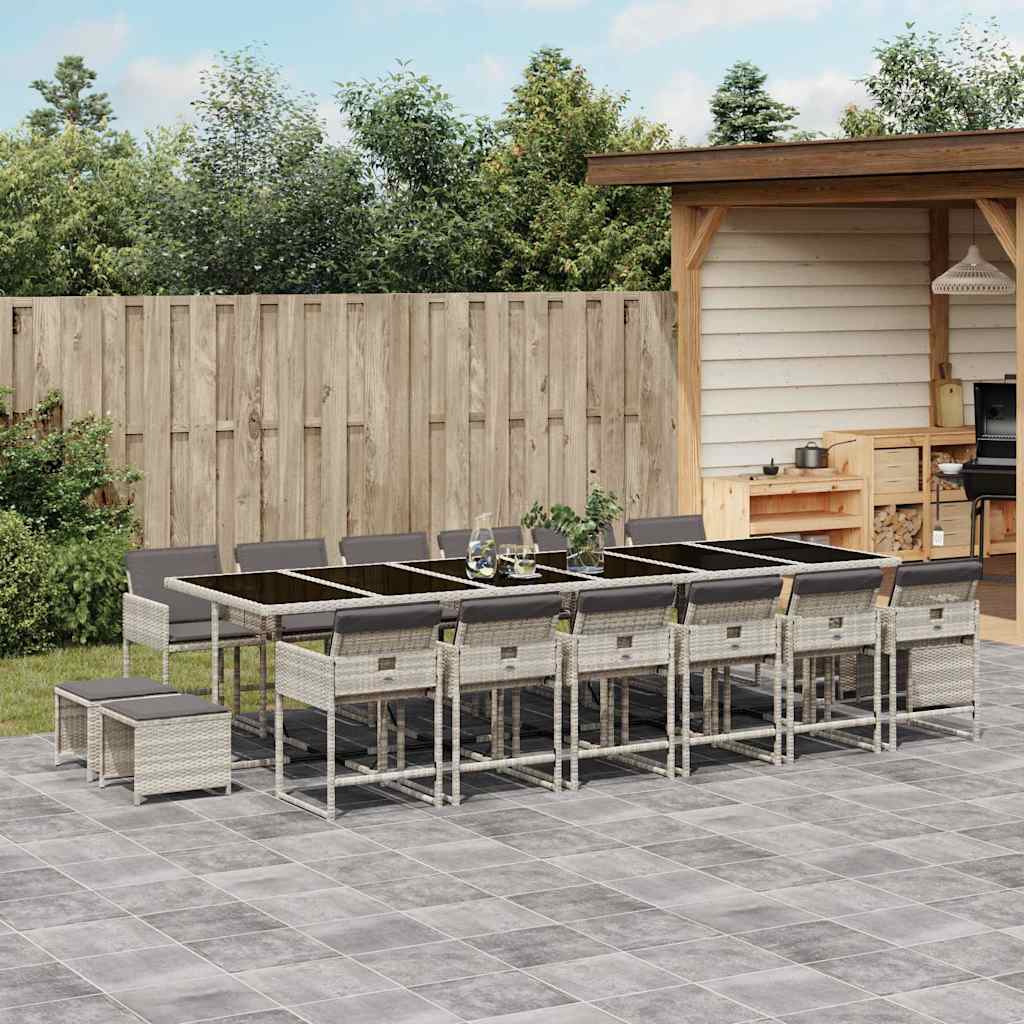 Garden Dining Set | Light Grey, Anthracite, Black