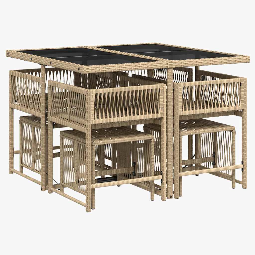 Garden Dining Set | Beige and Cream