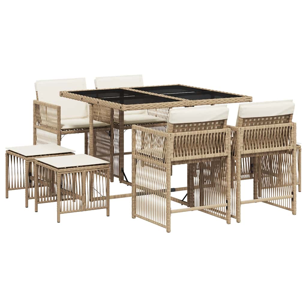 Garden Dining Set | Beige, Cream White