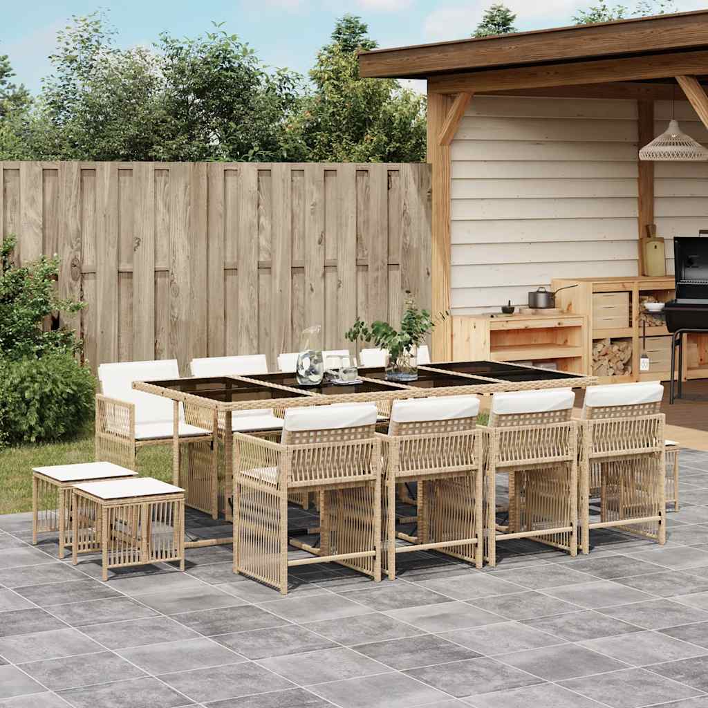 Garden Dining Set | Beige, Cream White