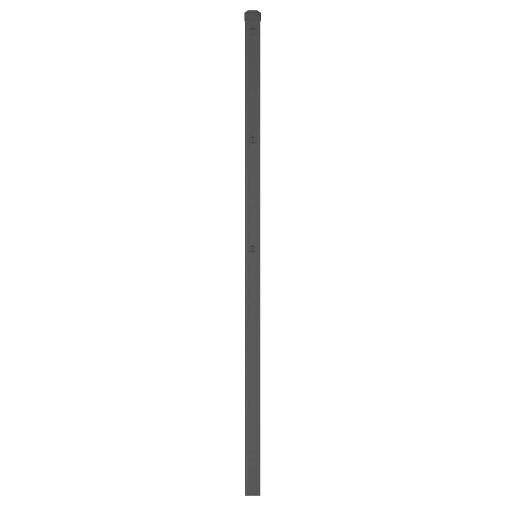 Metal Replace Headboard Black 200 cm