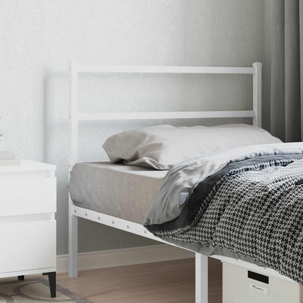 Metal Replace Headboard White 107 cm