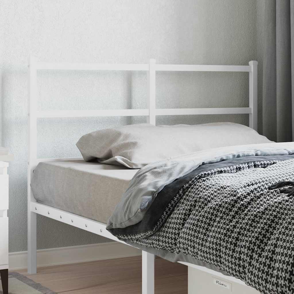 Metal Replace Headboard White 120 cm