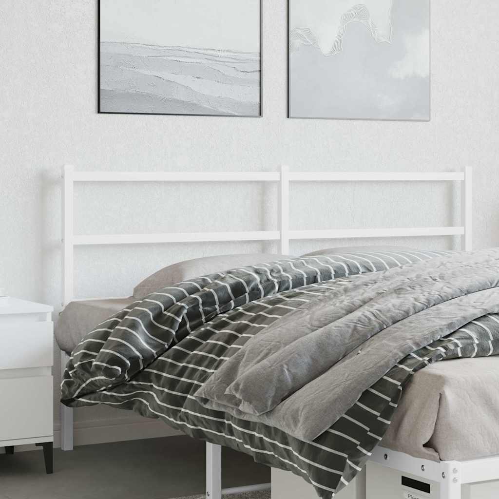 Metal Replace Headboard White 150 cm