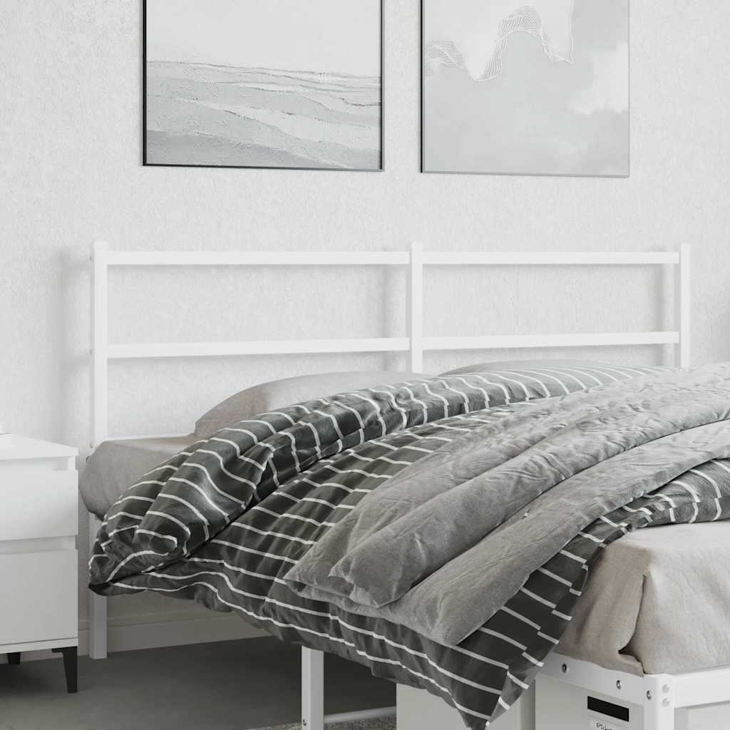 Metal Replace Headboard White 160 cm