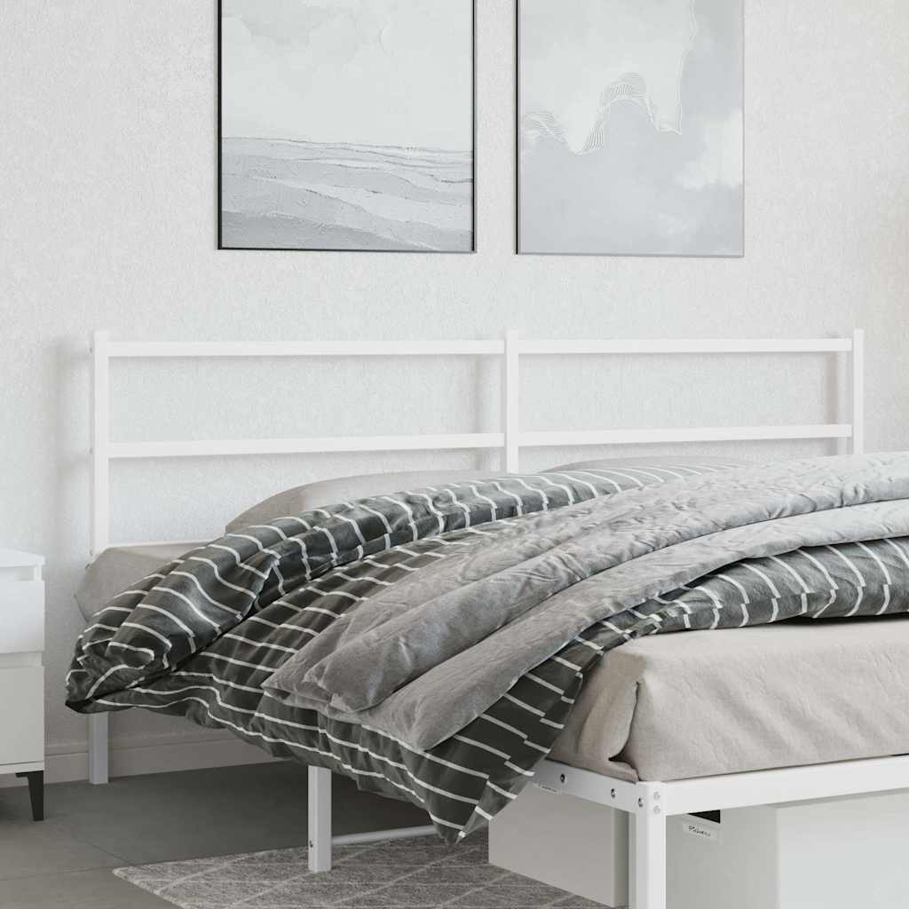 Metal Replace Headboard White 200 cm