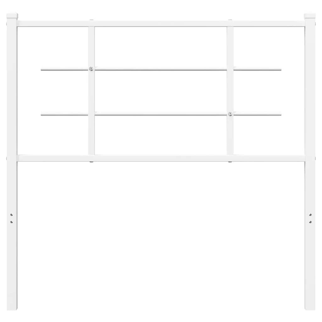 Metal Replace Headboard White 100 cm