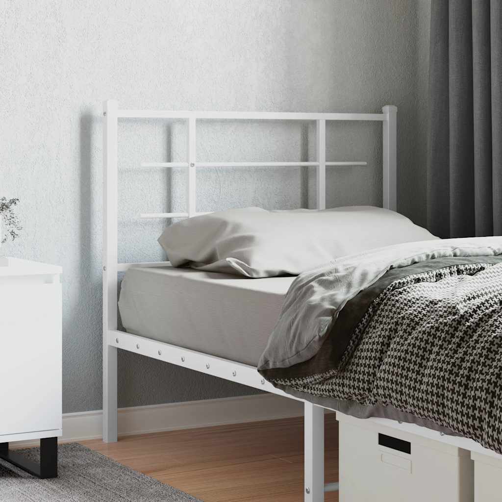 Metal Replace Headboard White 100 cm