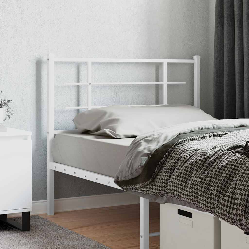 Metal Replace Headboard White 107 cm