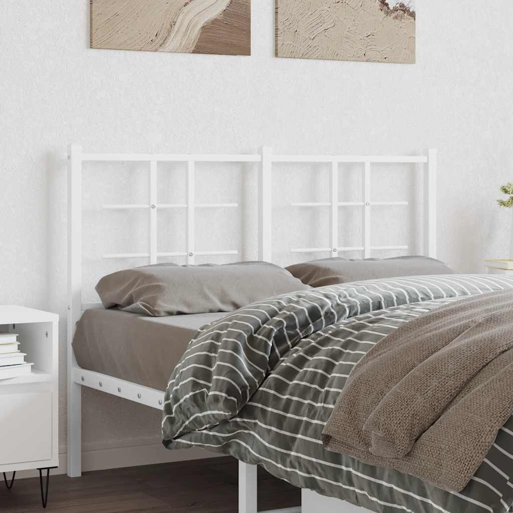 Metal Replace Headboard White 120 cm