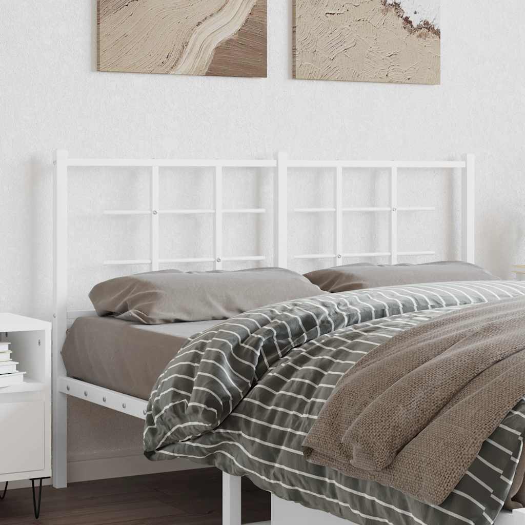 Metal Replace Headboard White 135 cm
