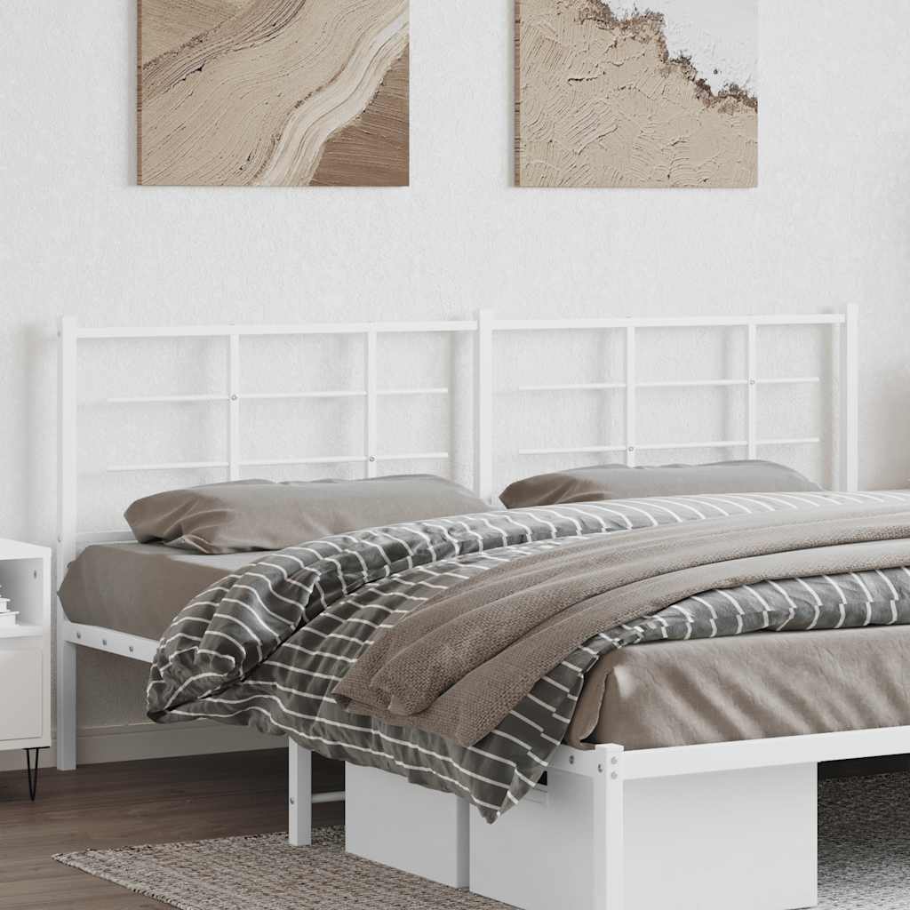 Metal Replace Headboard White 200 cm