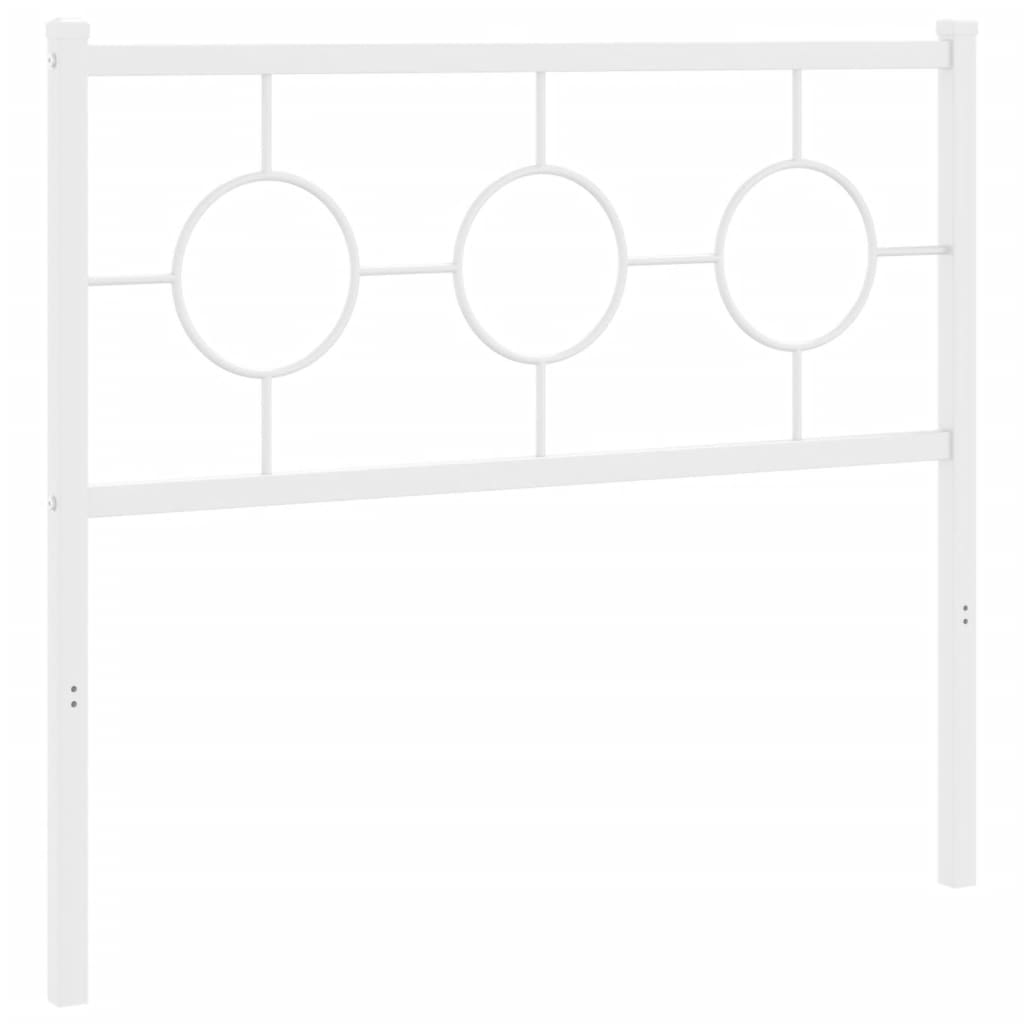 Metal Replace Headboard White 100 cm