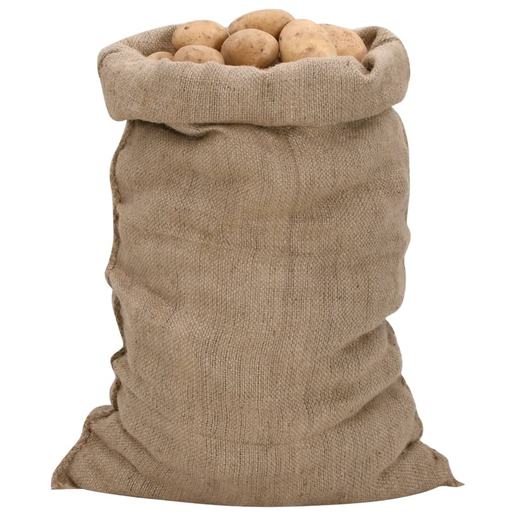 Jute Sacks 5 pcs 60x105 cm 100% Jute 340 gsm