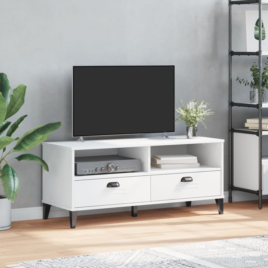 TV Cabinet "VIKEN" White Engineered Wood