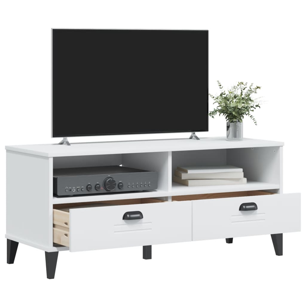 TV Cabinet "VIKEN" White Engineered Wood