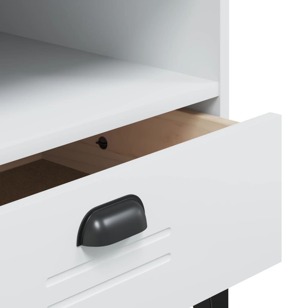 TV Cabinet "VIKEN" White Engineered Wood